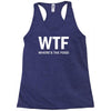 where's the food Racerback Tank