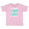 cat cats lift lifting fitness Toddler T-shirt