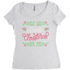 merry christmas Women's Triblend Scoop T-shirt