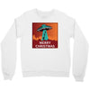 i want to believe santa parody Crewneck Sweatshirt