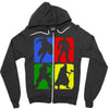 4 Super Hero Zipper Hoodie