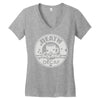 death before decaf Women's V-Neck T-Shirt