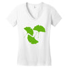 ginkgo leaves Women's V-Neck T-Shirt