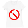 no zombies Ladies Fitted T-Shirt