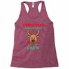 christmas baking team crew rudolph Racerback Tank