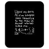 ron swanson's will riddle map parks and recreation Mousepad