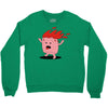 marshmallow prend feu Crewneck Sweatshirt