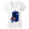 back to his roots Women's V-Neck T-Shirt