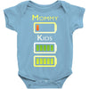 mommy low battery low energy Baby Onesie