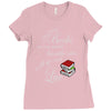 she reads books to live book lover Ladies Fitted T-Shirt