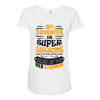 My Daughter Is Super Awesome Her Stepmom Maternity Scoop Neck T-shirt