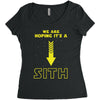 We are Hoping It's a Sith Women's Triblend Scoop T-shirt