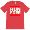 free running parkour run free T-Shirt