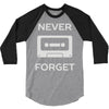 retro and vintage cassette humor 3/4 Sleeve Shirt