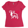 2015 year of the goat mandarin chinese Women's Triblend Scoop T-shirt