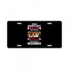 Never Underestimate A Man Who Watches Friends And Was Born in December License Plate