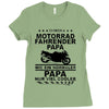 motorrad papa Ladies Fitted T-Shirt