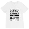 Born In September V-Neck Tee