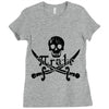 pi rate pirate Ladies Fitted T-Shirt