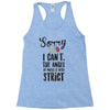 sorry i can't the angel of music is very strict Racerback Tank
