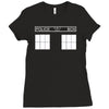 police public call box Ladies Fitted T-Shirt