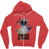 who loves labrador retriever Zipper Hoodie