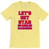 star spangled hammered T-Shirt