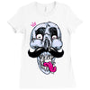 king of mustache Ladies Fitted T-Shirt