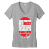 once you put my meat in your mouth Women's V-Neck T-Shirt