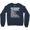 rules for dating my daughter Crewneck Sweatshirt