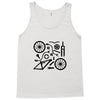 bike parts full suspension airfix model parts mens printed cotton Tank Top