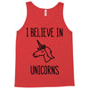 i believe in unicorns Tank Top