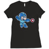 mega mario Ladies Fitted T-Shirt