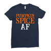 pumpkin space af Ladies Fitted T-Shirt