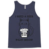 RIGHT MEOW BEER CAT Tank Top