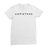 friends tv show parody christmas Ladies Fitted T-Shirt