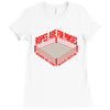 washburn high school buffalos wrestling Ladies Fitted T-Shirt