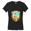 dogs bollocks beer label ideal birthday present or gift Women's V-Neck T-Shirt