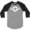 us air force retro 3/4 Sleeve Shirt