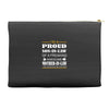 im a proud son in law Accessory Pouches