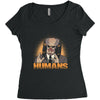 humans Women's Triblend Scoop T-shirt