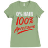 zero hair 100 awesome Ladies Fitted T-Shirt