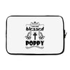 I Am One Blessed Poppy Laptop sleeve