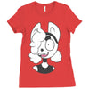 the people are the monsters Ladies Fitted T-Shirt