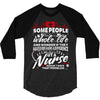 nurse 3/4 Sleeve Shirt
