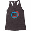 square in circle Racerback Tank