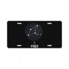 Virgo Zodiac Sign Minimal Design License Plate