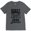 This Guy Is Taken By A Super Sexy April Girlfriend V-Neck Tee
