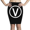 vegan symbol Pencil Skirts