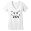 meow Women's V-Neck T-Shirt